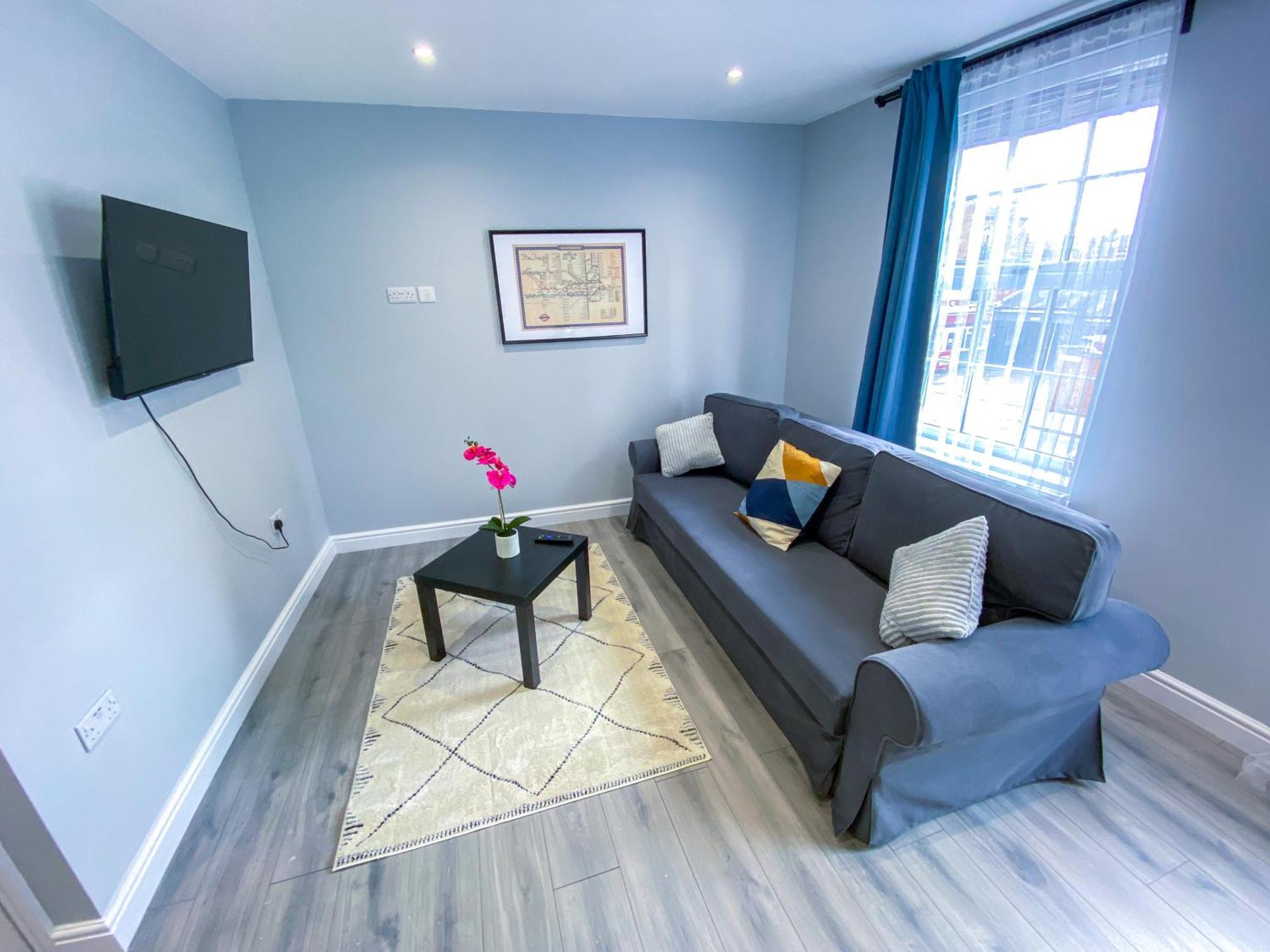 Modern 1-Bedroom Flat, 5 Guest, London - F2 Экстерьер фото